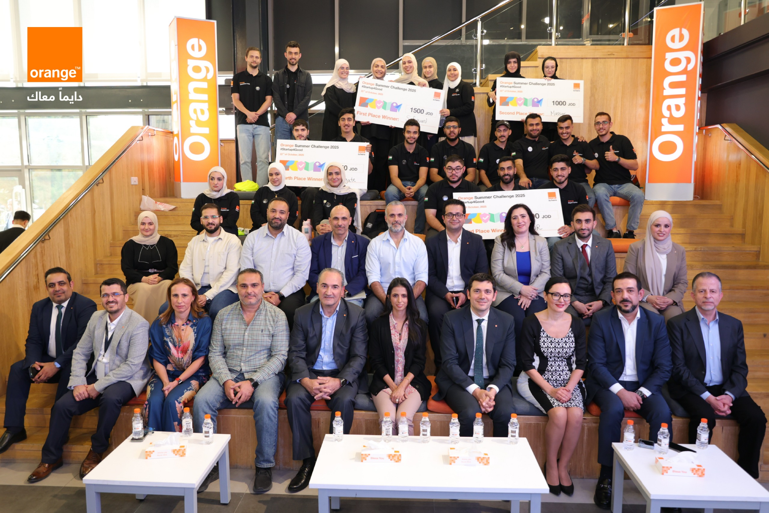 أورنج الأردن تختتم تحدي أورنج الصيفي 2025 بمشاريع شبابية مبتكرة 