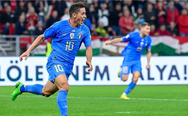 بالفيديو  ..  إيطاليا تسقط المجر وتتأهل لنصف نهائي دوري الأمم