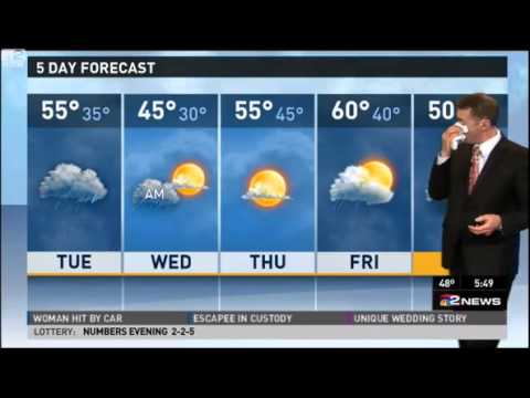 بالفيديو : نوبة ضحك تصيب مذيع على الهواء مباشرة