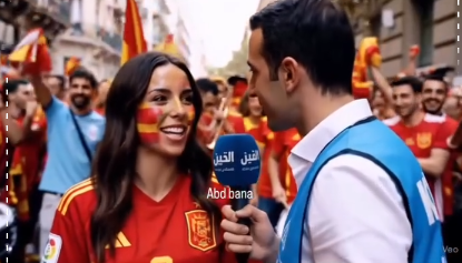 بالفيديو ..  يزن العرب يرعب المنتخبات حتى في فيديوهات الذكاء الاصطناعي