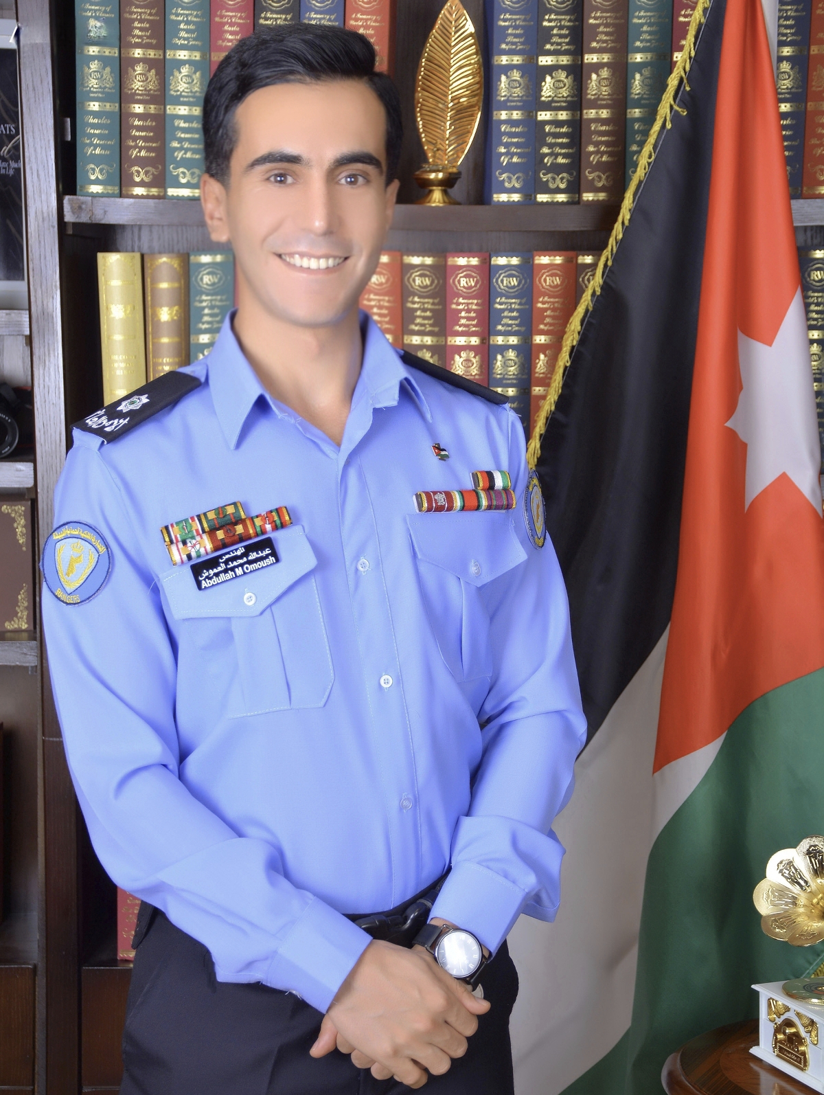 ملازم ثاني عبدالله العموش ..  مبارك الترفيع