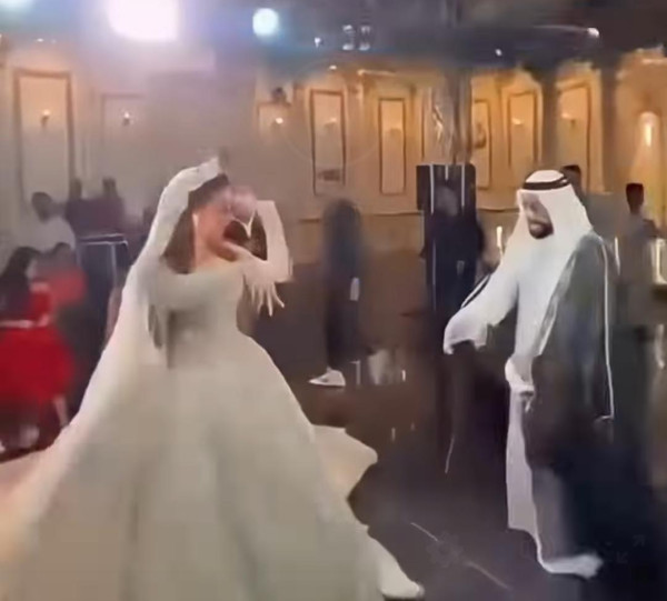 شاهد ..  حفل زفاف عروس مصرية و خليجي يثير غضب السوشيال ميديا