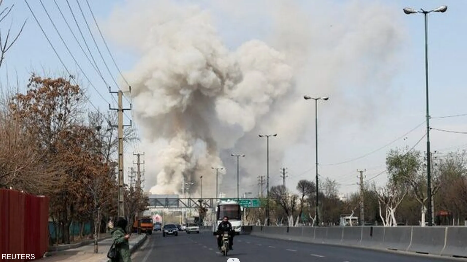 عشرات الانفجارات المتتالية في كرج وانفجارات في طهران