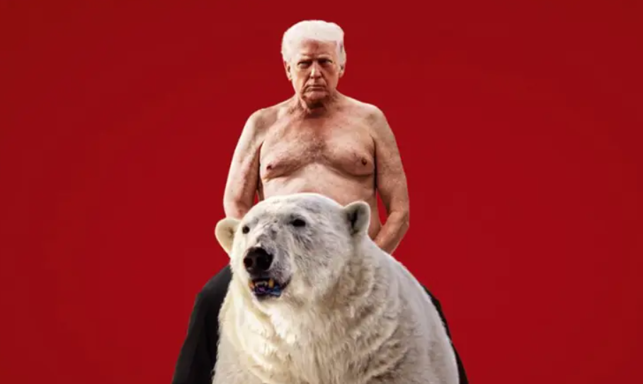 ترامب يمتطي دباً قطبياً ..  غلاف الإيكونوميست يتفاعل مع غرينلاند