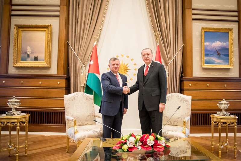 الملك يهنئ أردوغان بإعادة انتخابه ويؤكد عمق العلاقات الأردنية التركية