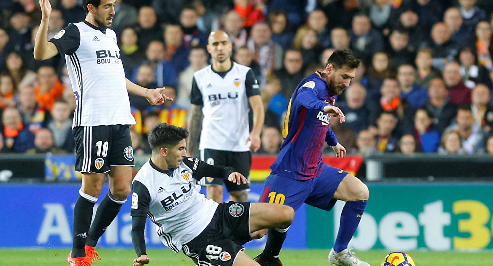 بالفيديو ..  أهداف مباراة برشلونة وفالنسيا في الدوري الإسباني 1-1