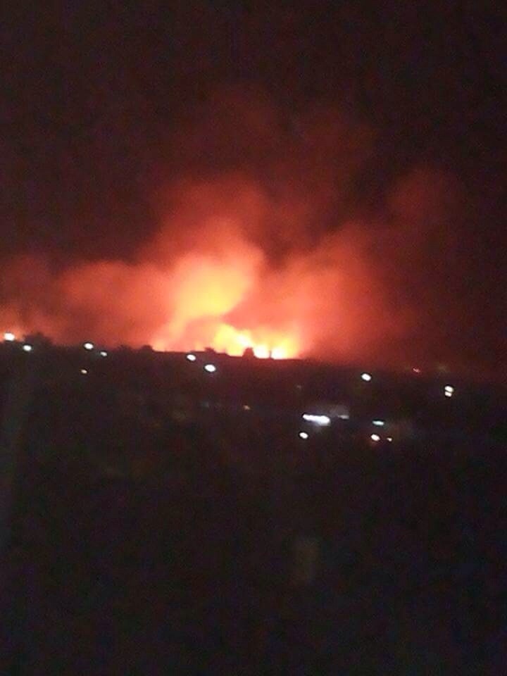 مادبا: حريق يلتهم 250 دونم من محاصيل زراعيه
