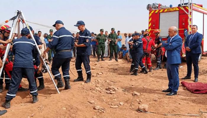 الطفل أيوب في الجزائر ..  آخر تطورات عملية إنقاذه من بئر عمقها 80 مترا