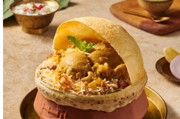  برياني بالدجاج المسحّب