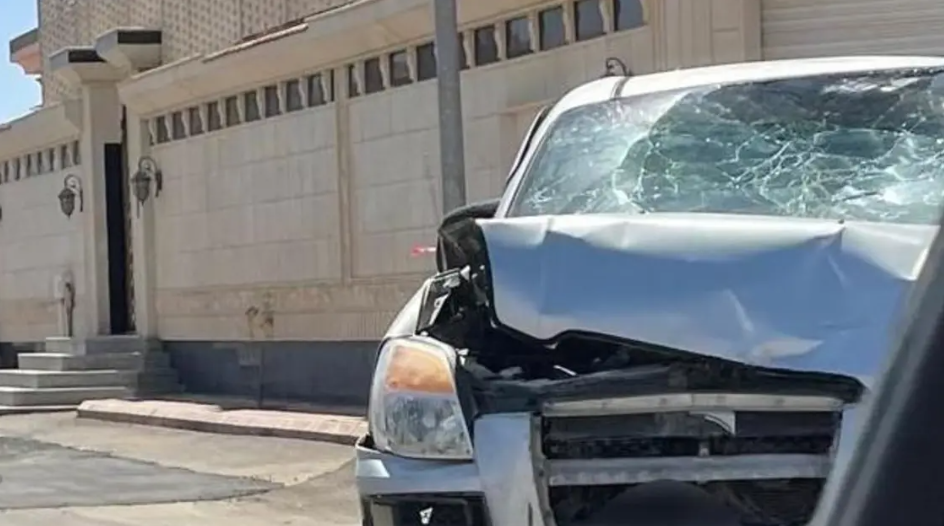 حادث تصادم يودي بحياة طفلة سعودية  ..  وهذا ما فعله الأب قبل دفن ابنته