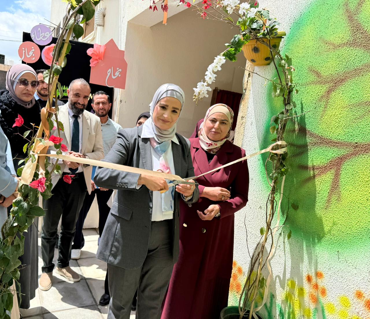 “حديقة طوبى” في سحاب الثانوية واحة خضراء تنمو بأفكارٍ ابتكاريّة وشاملة