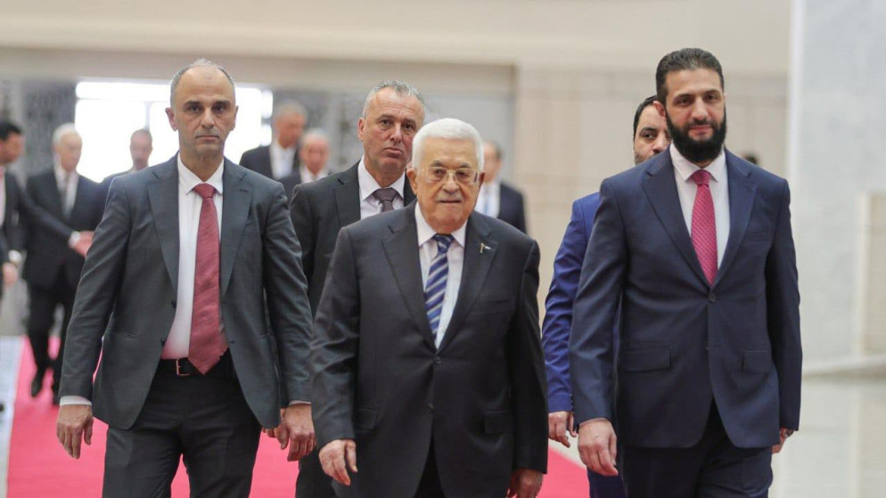 الرئيس الفلسطيني يصل إلى سوريا في زيارة رسمية  