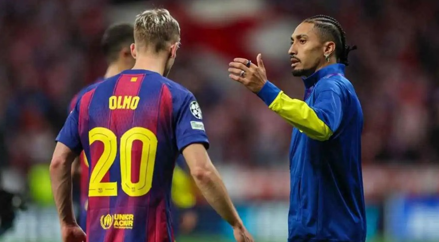 رافينيا مهدد بعقوبة قاسية بعد تصريحاته النارية ضد حكم مباراة أتلتيكو مدريد 