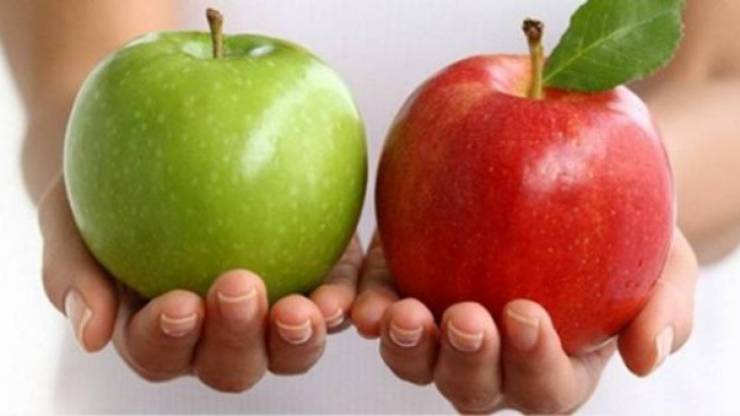 التفاح الأحمر مقابل الأخضر ..  أيهما أكثر صحة؟