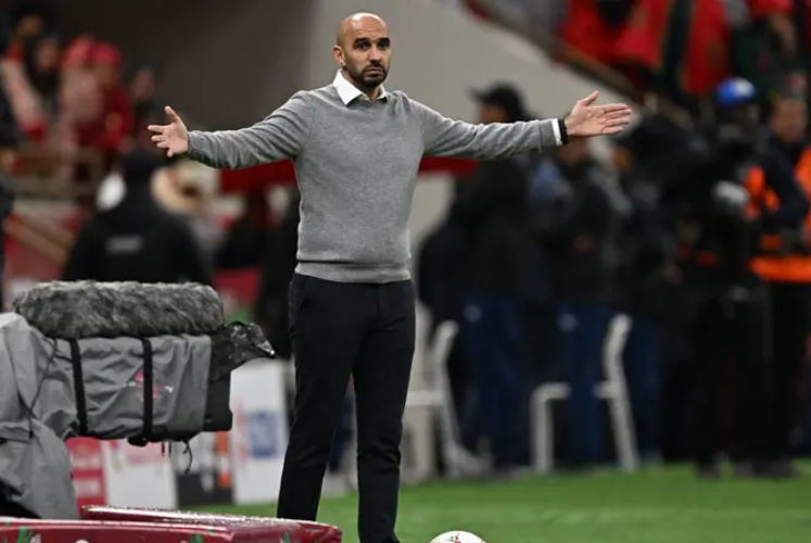 الركراكي: أتفهم عدم رضا جماهير المغرب بعد التعادل مع مالي