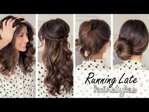 بالفيديو ..  3 تسريحات شعر سهلة وسريعة
