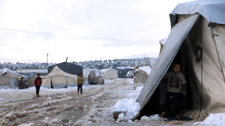 وفاة 3 أطفال سوريين بسبب البرد القارس