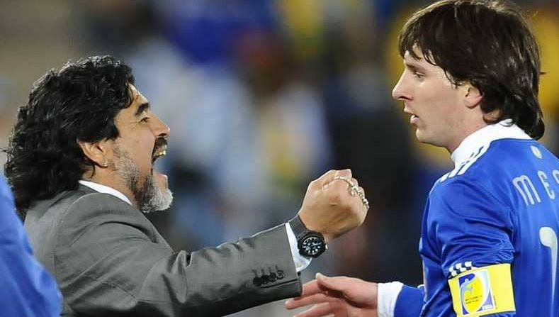 ميسي و مارادونا  ..  عقوبة غريبة و تعليق "أغرب"  ..  تفاصيل