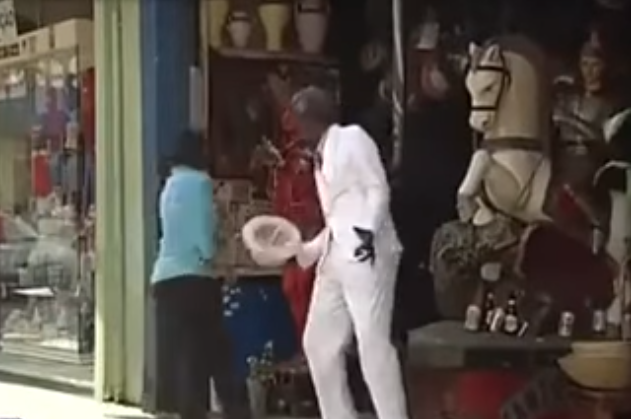 كاميرا خفية خدعة التمثال