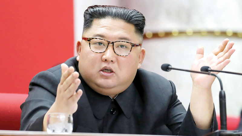 كيم جونغ أون مخاطباً كوريا الجنوبية: سندمر نظامكم اذا تم توجيه لنا ضربة استباقية 