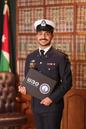 إنجاز أردني ..  الشبلي يحصد المركز الأول في العلوم والعمليات البحرية من جامعة UBO الفرنسية