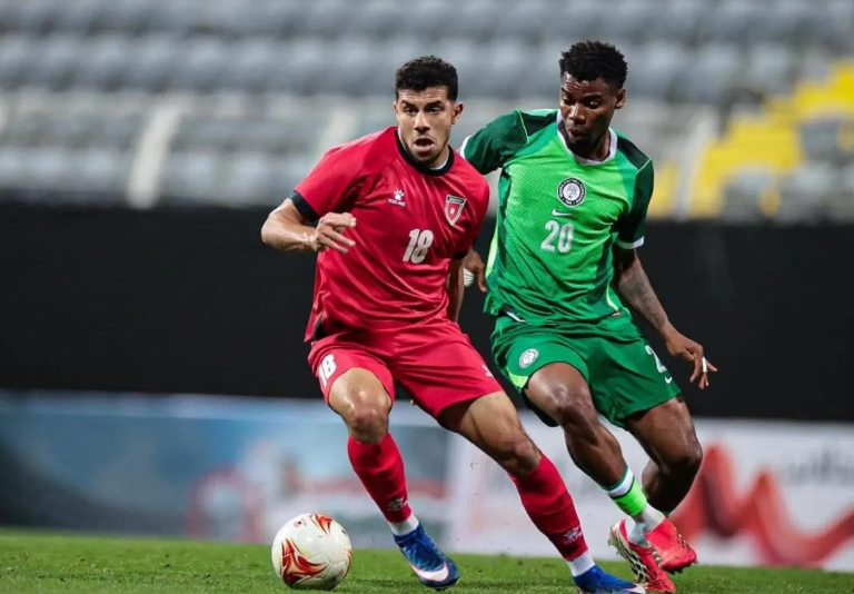 النشامى يتعادل وديا مع نيجيريا بهدفين لمثلهما