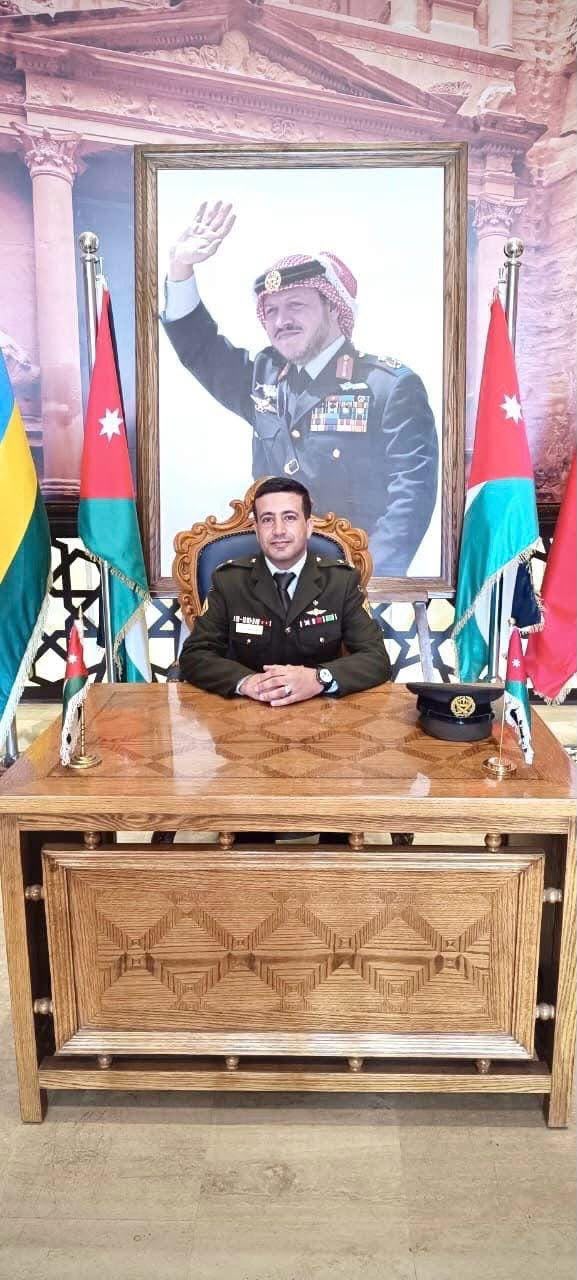 تهنئه للرائد الركن محمد بني خالد بتخرجه من كلية القيادة والأركان الملكية الأردنية
