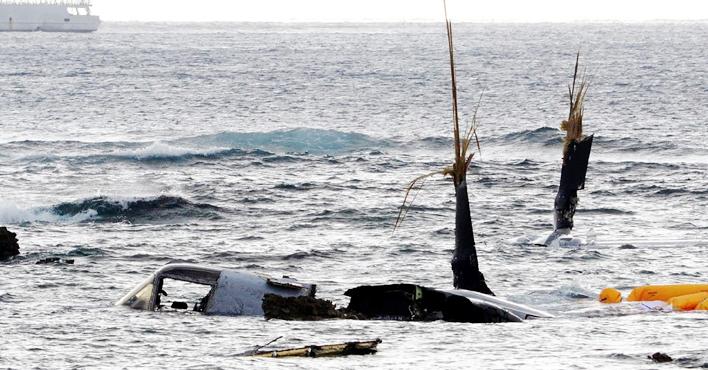 تحطم طائرة عسكرية امريكية في بحر الفلبين على متنها 11 شخصاً
