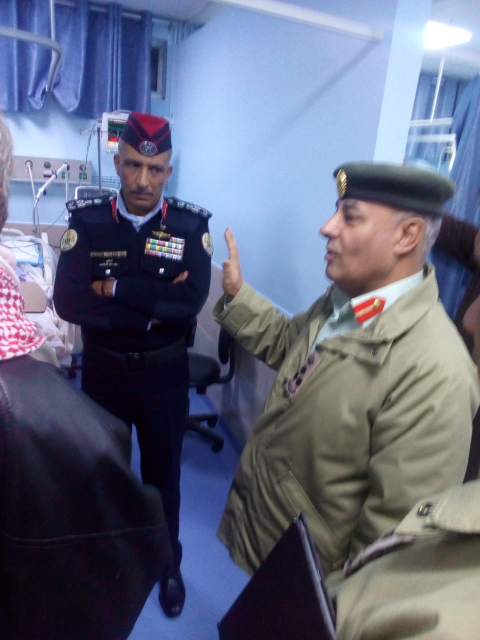 النائب المجالي :نقل الشرطي عرباس الى المدينة الطبية بعد استقرار حالته .. صور 