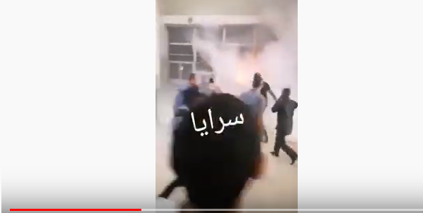 "سرايا" تنشر فيديوهات لحظة اندلاع حريق بالدائرة المالية في جامعة اليرموك