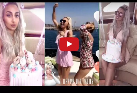 بالفيديو  و الصور  ..  عارضة ازياء سعودية تثير الجدل بملابسها و احتفالها بعيد ميلادها على يخت فاخر