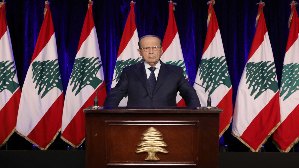 الرئيس اللبناني: وقعت مرسوما باعتبار الحكومة مستقيلة