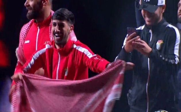 يزن النعيمات يشعل أجواء ستاد عمان