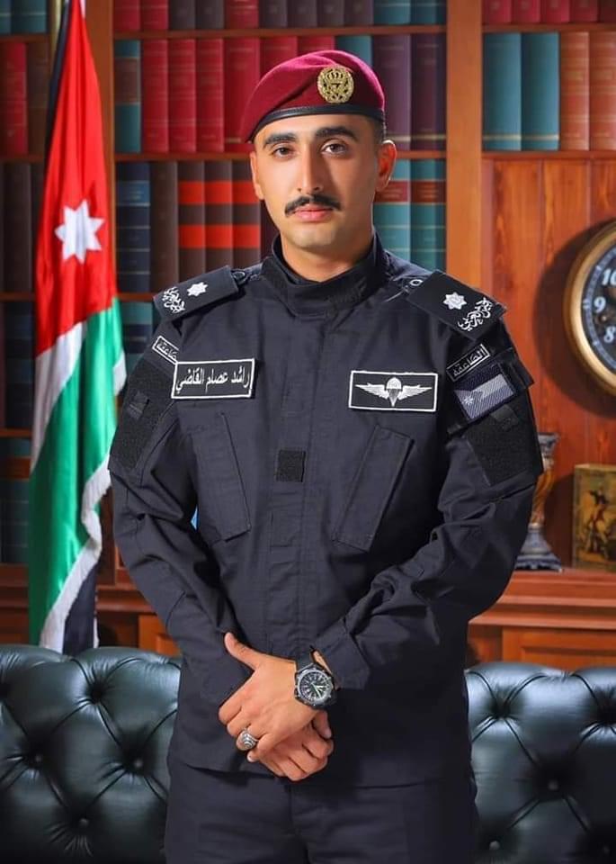 الملازم راشد عصام القاضي مبارك التخرج 