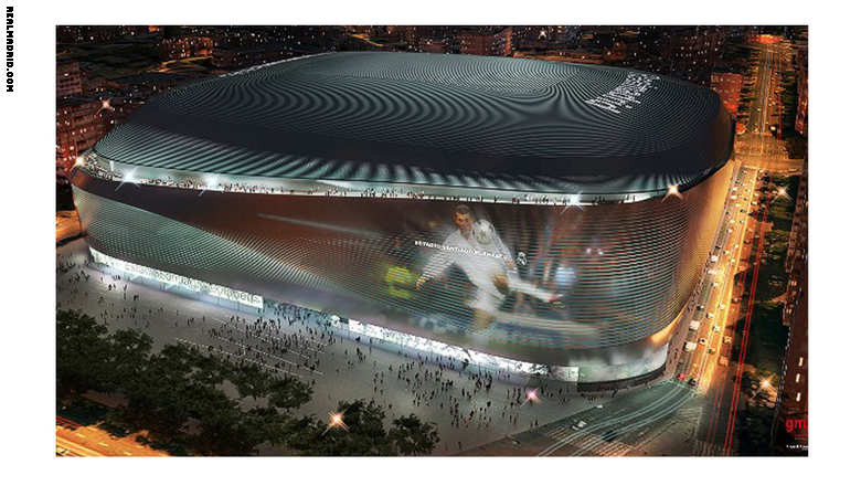 بالصور : هذا هو التصميم الجديد لملعب ريال مدريد