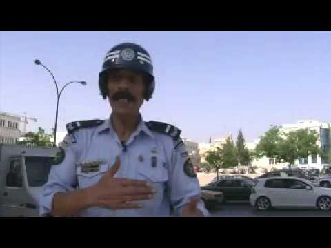 وفاة "هزاع ذنيبات"  أشهر شرطي سير بالأردن"صور"