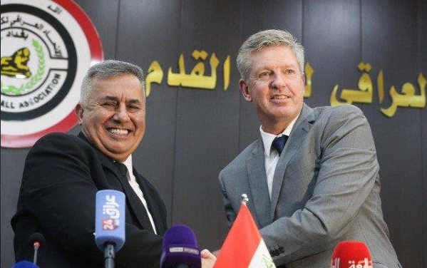 الاتحاد العراقي يقدم جون ويتل للإعلام