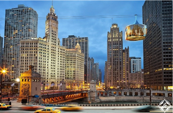 بالصور ..  شيكاغو سكاي لاين ..  أحدث معالم الجذب السياحي في المدينة
