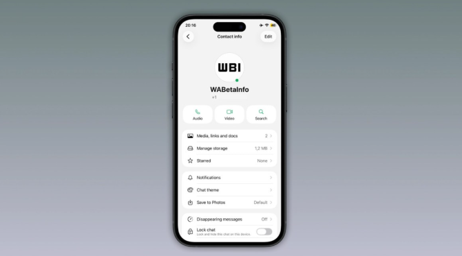 واتساب يختبر مؤشرًا أخضر جديدًا لعرض جهات الاتصال المتصلة على iOS