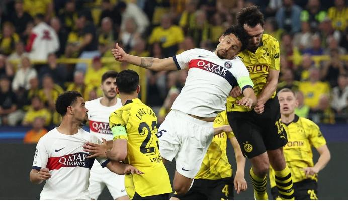 دورتموند يهزم باريس سان جيرمان بهدف نظيف في دوري أبطال أوروبا