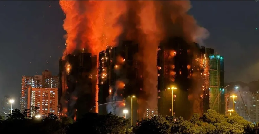 مأساة هونغ كونغ ..  مصرع 55 في حريق أبراج سكنية
