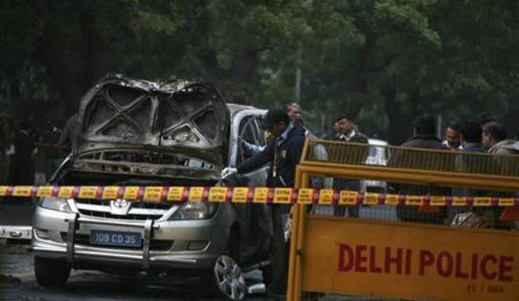 انفجار قرب سفارة دولة الاحتلال في الهند