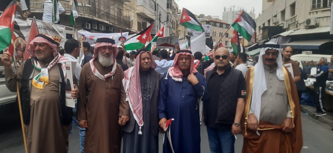 حزب الاتحاد الوطني الأردني يشارك في مسيرة إحياء ذكرى النكبة تأكيداً على ثبات الموقف الأردني تجاه فلسطين
