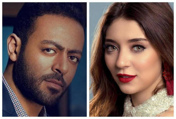 انفصال تامر عاشور عن خطيبته دارين حلمي