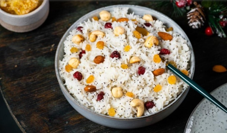 أرز بالمكسرات