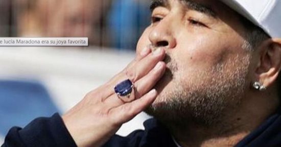تعرف على سر خاتم مارادونا  ..  وهل توفى بسببه؟