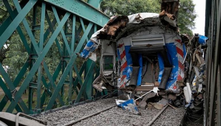 تصادم قطارين في الأرجنتين ..  30 مصابا والسبب مجهول