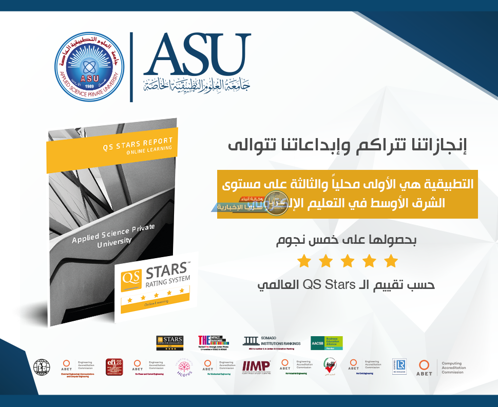 التطبيقية هي الأولى في التعليم الإلكتروني محلياً حسب تقييم الـ QS Stars العالمي