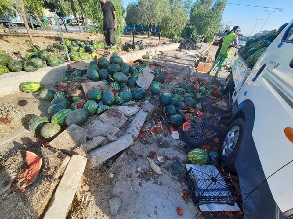 بعد حادثة جرف البطيخ  ..  الأمانة: "وفي السماء رزقكم وما توعدون" 