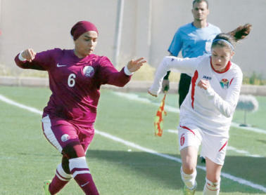 فوز منتخب سيدات الاردن على قطر بـ7-0